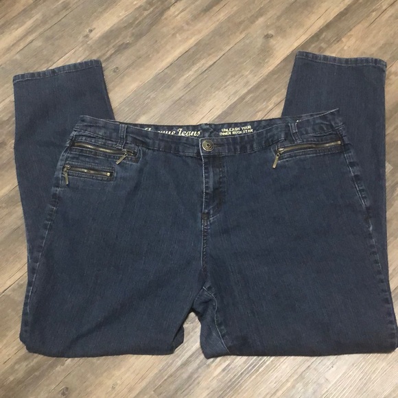 Avenue Denim - Avenue Stretch Jeans SZ 18